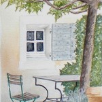 A garden scene