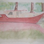 Boat on the Canal du Midi